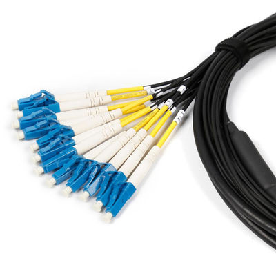 Gepersonaliseerde militaire tactische antirodent Single Mode 12 Core LC SC FC ST Armour Optisch koord Armored LSZH Fiber Patch Cable