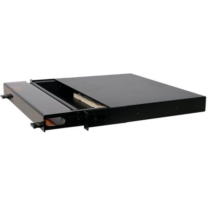 1U 96 Cores MTP MPO -LC Patch panel ODF Chassis enclosure Sliding type with Dust Cover for 4 Cassettes